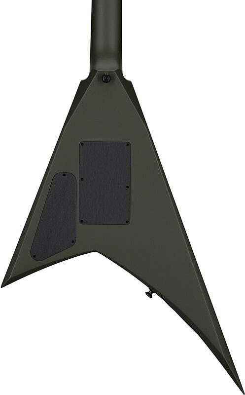 open zoom image for Jackson American Series RR24 Electric Guitar, with Ebony Fingerboard (and Case), Army Drab, Serial Number JAS2501446, Body Straight Back