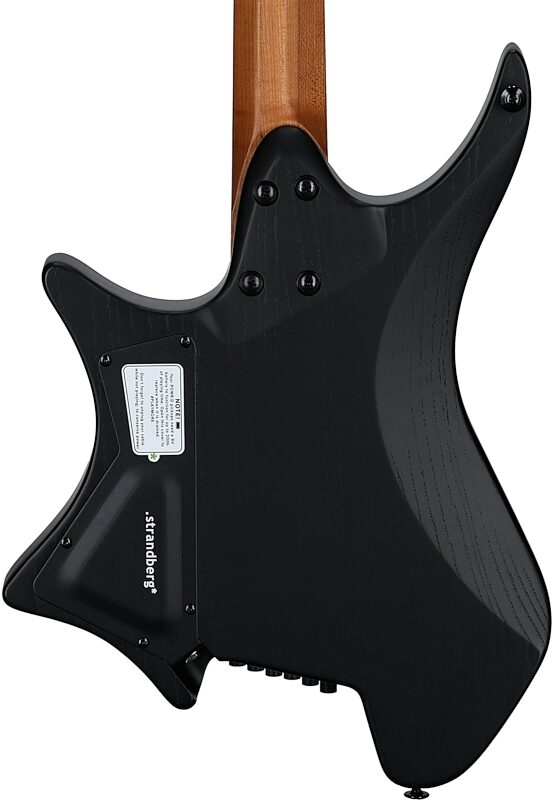 open zoom image for Strandberg Boden Standard Series N2.6 Electric Guitar (with Gig Bag), Black Denim Burst Satin, Serial Number C2507723, Body Straight Back