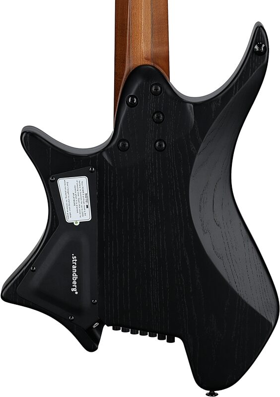 open zoom image for Strandberg Boden Original Series N2.7 Electric Guitar, 7-String, Black Denim Burst Satin, Serial Number C2506452, Body Straight Back