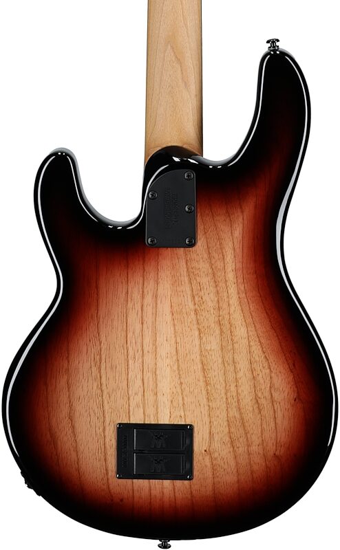 open zoom image for Ernie Ball Music Man StingRay Special Electric Bass (with Case), Faded Vintage Sunburst, Ebony Fretboard, Serial Number K08880, Body Straight Back