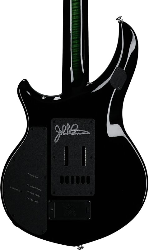 open zoom image for Ernie Ball Music Man John Petrucci Majesty 6 BFR Electric Guitar, Malachite, Serial Number M019000, Body Straight Back