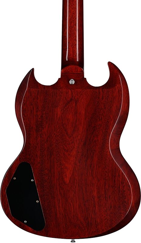 open zoom image for Gibson Custom Shop 1961 Les Paul SG Standard Reissue Electric Guitar (with Case), Cherry, Serial Number 504061, Body Straight Back
