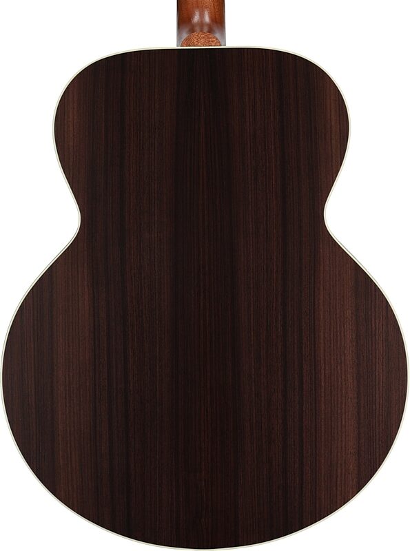 open zoom image for Gibson SJ-200 Studio Rosewood Jumbo Acoustic-Electric Guitar (with Case), Satin Natural, Serial Number 22475063, Body Straight Back