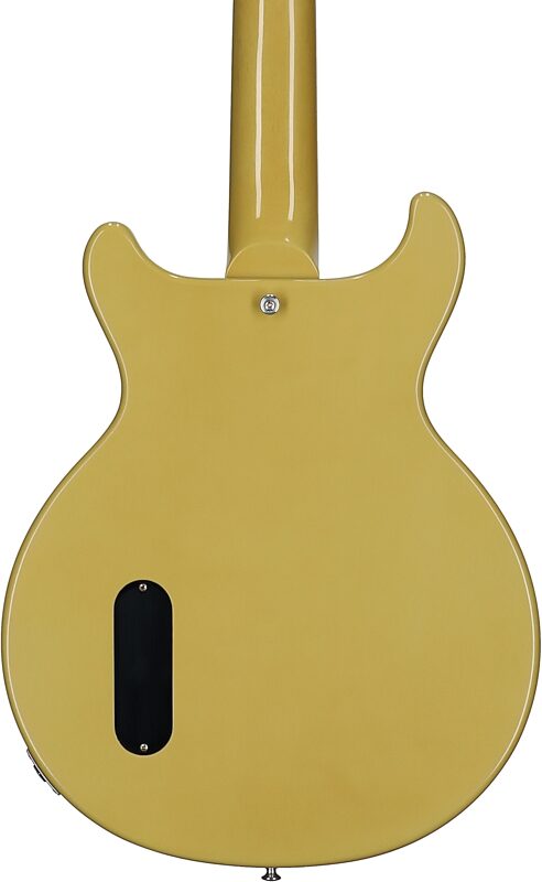 open zoom image for Gibson Custom 1958 Les Paul Junior Double Cut Reissue Electric Guitar (with Case), TV Yellow, Serial Number 85989, Body Straight Back