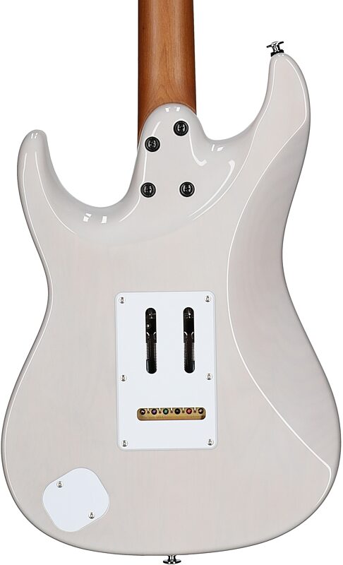 open zoom image for Ibanez AZ2204N Prestige Electric Guitar (with Case), Antique White Blonde, Serial Number 210002F2533083, Body Straight Back