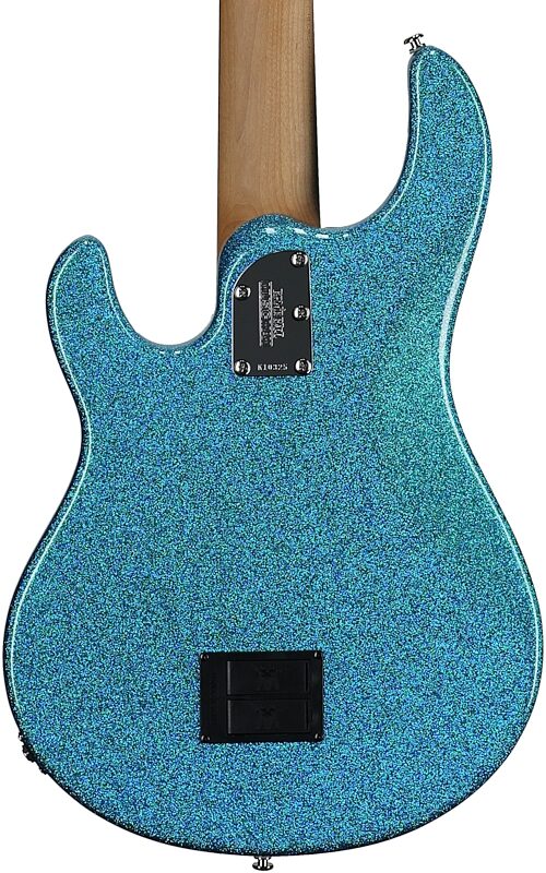 open zoom image for Ernie Ball Music Man StingRay 5 Special Electric Bass, 5-String (with Case), Anomalous Green, Ebony Fretboard, Serial Number K10325, Body Straight Back