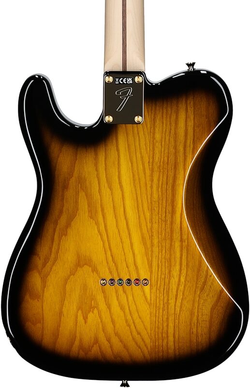 open zoom image for Fender Richie Kotzen Telecaster Electric Guitar (Maple Fingerboard), Brown Sunburst, Serial Number JD25024754, Body Straight Back
