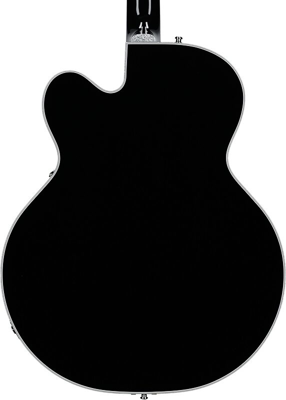 open zoom image for Gretsch Pro Collection Falcon Electric Guitar (with Case), Black, Serial Number JT25103493, Body Straight Back