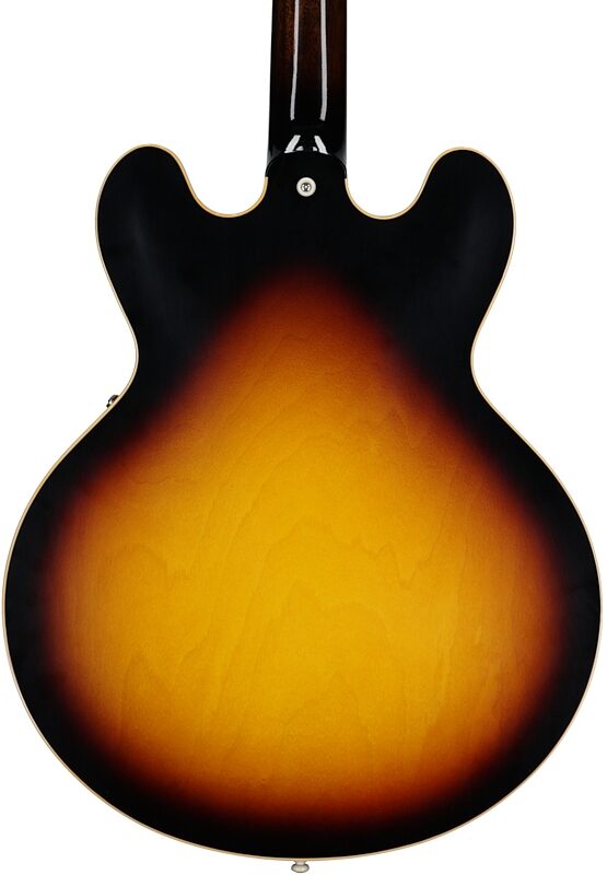 open zoom image for Gibson Custom 1959 ES-335 Reissue VOS Electric Guitar (with Case), Vintage Burst, Serial Number A950329, Body Straight Back