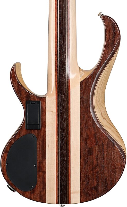 open zoom image for Ibanez BTB1836 Premium Electric Bass, 6-String (with Gig Bag), Natural Shadow, Serial Number I251111450, Body Straight Back