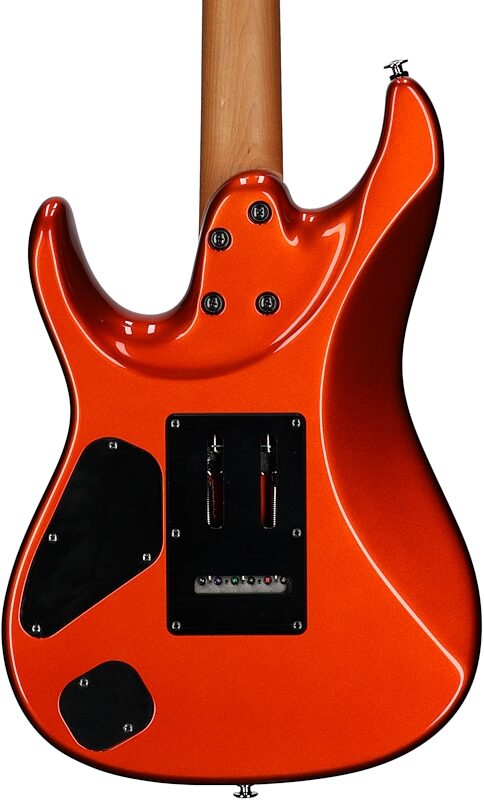 open zoom image for Ibanez AZ2402 Prestige Electric Guitar (with Case), Roadster Orange Metallic, Serial Number 210002F2600996, Body Straight Back