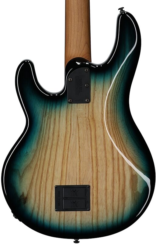 open zoom image for Ernie Ball Music Man StingRay Special Electric Bass (with Case), Mean Blue Burst, Ebony Fretboard, Serial Number K06020, Body Straight Back