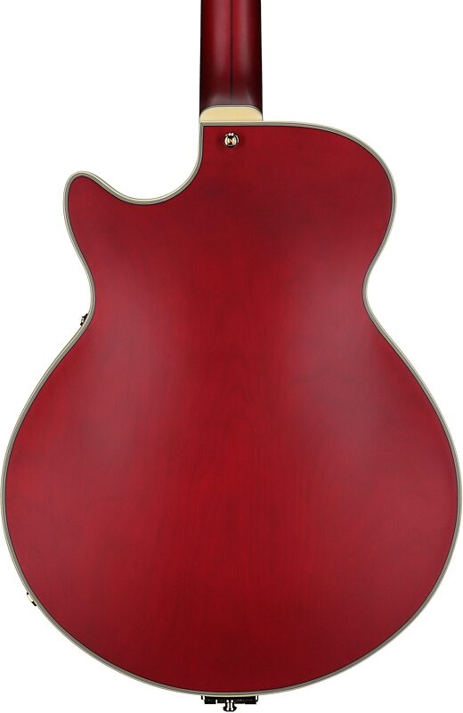 open zoom image for D'Angelico Deluxe Bobby Weir 3 Electric Guitar, Satin Transparent Wine, Serial Number W2401408, Body Straight Back