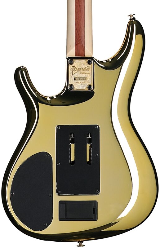 open zoom image for Ibanez JS1GD Joe Satriani Signature Electric Guitar (with Case), Goldboy, Serial Number 210001F2527148, Body Straight Back