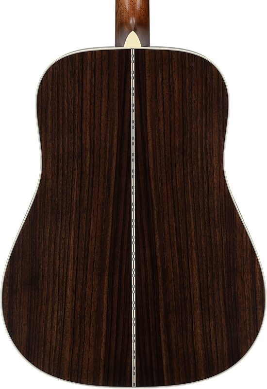 open zoom image for Martin D-28 Satin Acoustic Guitar (with Case), Burst, Serial Number M3036165, Body Straight Back