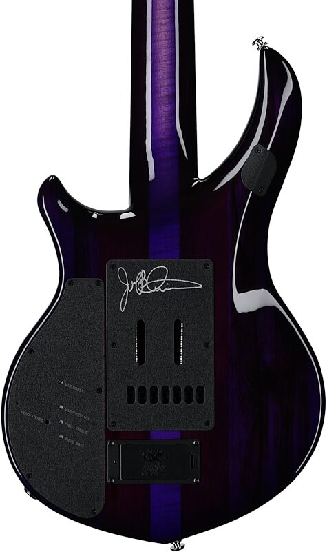 open zoom image for Ernie Ball Music Man Majesty 7 Electric Guitar, 7-String (with Case), Wolf's Bane, Serial Number M021945, Body Straight Back
