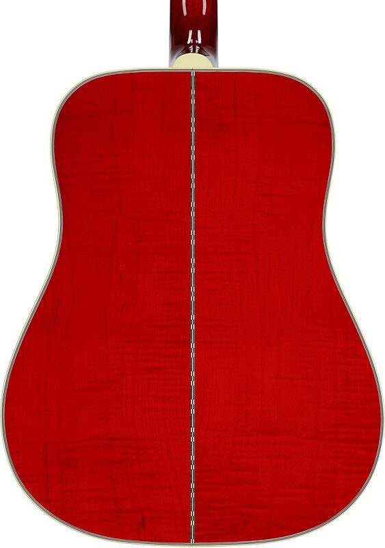open zoom image for Gibson Dove Original Acoustic-Electric Guitar (with Case), Vintage Cherry, Serial Number 20616131, Body Straight Back