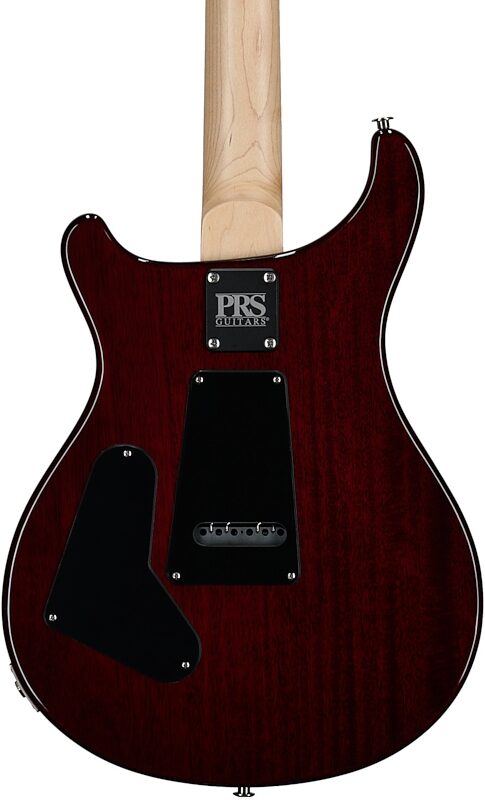 open zoom image for PRS Paul Reed Smith CE 24 Semi-Hollowbody Electric Guitar (with Gig Bag), Faded Gray Black Purple Burst, Serial Number 0424991, Body Straight Back