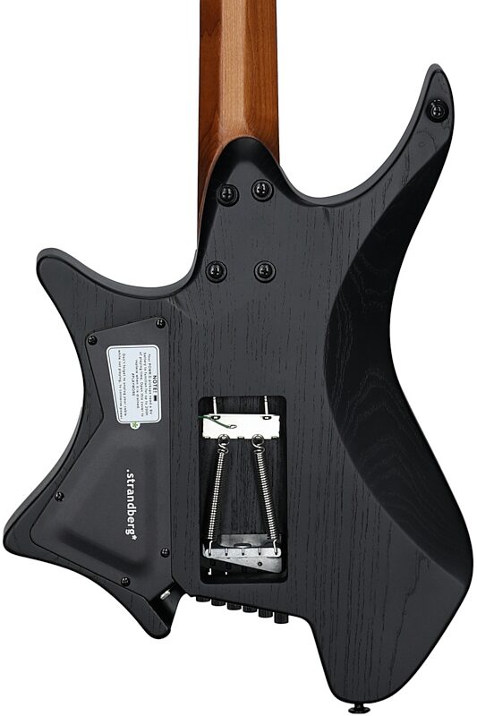 open zoom image for Strandberg Boden Prog NX 6 Electric Guitar (with Gig Bag), Black Denim Burst Satin, Serial Number C2513740, Body Straight Back