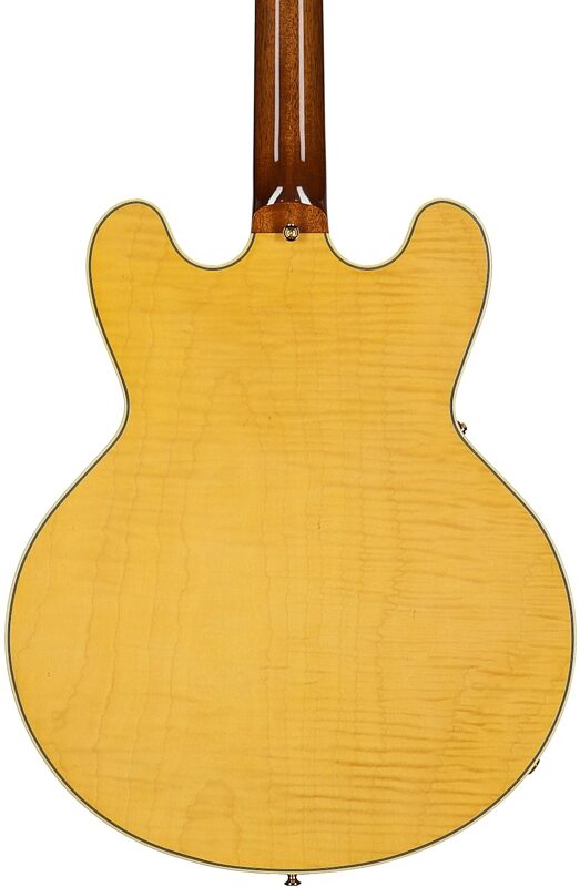 open zoom image for Heritage Custom Shop H-555 Electric Guitar, Left-Handed, Antique Natural, Serial Number HC1260412, Body Straight Back
