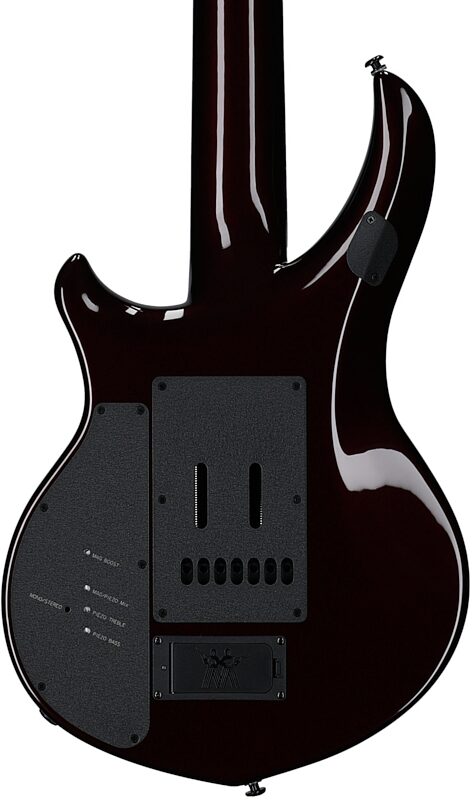 open zoom image for Ernie Ball Music Man Majesty 7 Premium Select Electric Guitar, 7-String, Carnelian Red, Black Hardware, Serial Number M021616, Body Straight Back