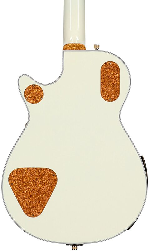 open zoom image for Gretsch G6134T58 Vintage Select 58 Electric Guitar (with Case), Penguin White, Serial Number JT26020447, Body Straight Back
