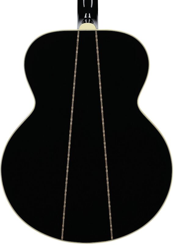 open zoom image for Gibson Elvis Presley SJ-200 Jumbo Acoustic-Electric Guitar (with Case), Ebony, Serial Number 23514027, Body Straight Back