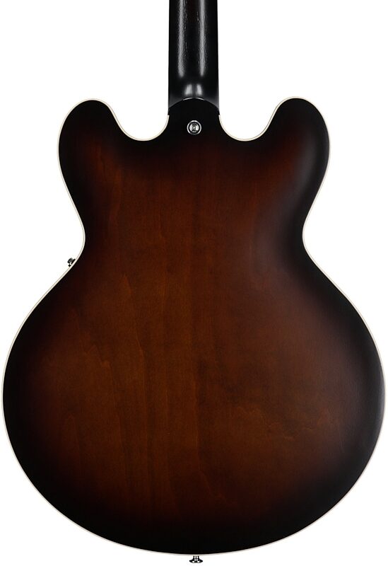 open zoom image for Gibson ES-335 Dot Satin Electric Guitar (with Case), Smokehouse, Serial Number 207760348, Body Straight Back