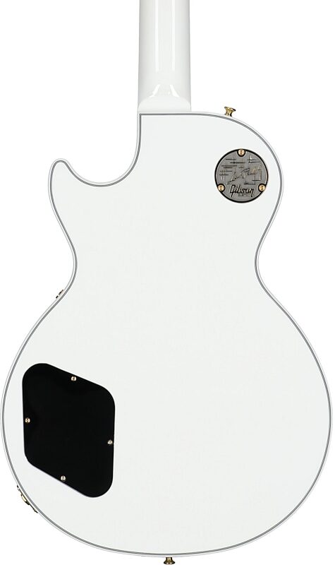 open zoom image for Gibson Les Paul Custom Electric Guitar (with Case), Alpine White, Serial Number CS601004, Body Straight Back