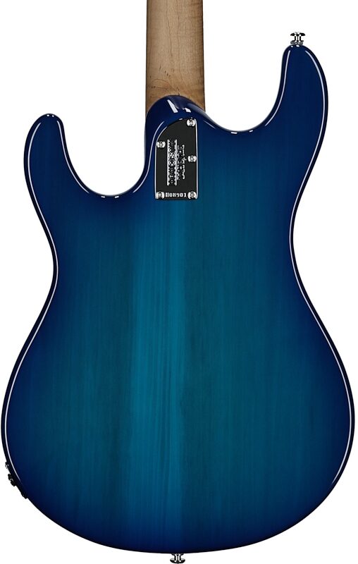 open zoom image for Ernie Ball Music Man Steve Morse Signature Electric Guitar (with Mono Soft Case), Blue Burst, with Mono Bag, Serial Number H08901, Body Straight Back
