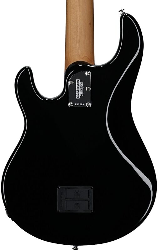 open zoom image for Ernie Ball Music Man StingRay 5 Special Electric Bass, 5-String (with Case), Black, Maple Fretboard, Serial Number K11788, Body Straight Back