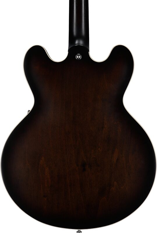 open zoom image for Gibson ES-335 Dot Satin Electric Guitar (with Case), Smokehouse, Serial Number 213560194, Body Straight Back