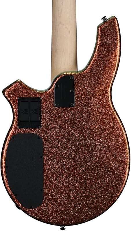 open zoom image for Ernie Ball Music Man Bongo 5HH Electric Bass, 5-String (with Case), Gold Bar, Maple Fretboard, Serial Number K06715, Body Straight Back