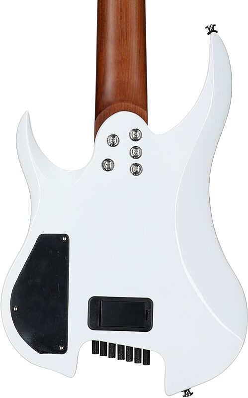 open zoom image for Legator Ghost 7 OD Multi-Scale Guitar, Arctic Blue, Body Straight Back