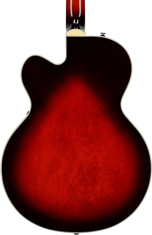 open zoom image for Gretsch G2420 Streamliner Hollowbody Electric Guitar, Claret Burst, Body Straight Back