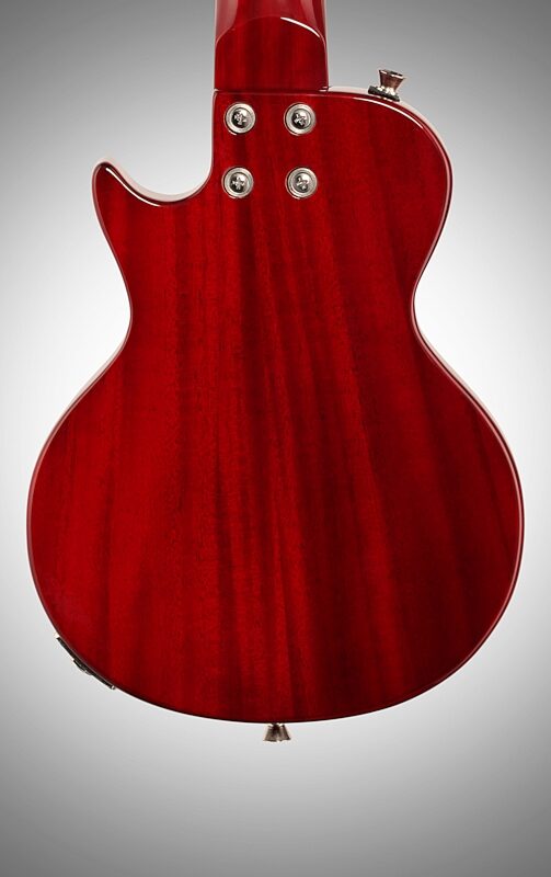 open zoom image for Epiphone Les Paul Acoustic-Electric Concert Ukulele with Gig Bag, Heritage Cherry Sunburst, Body Straight Back
