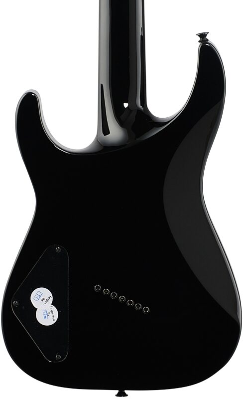 open zoom image for Jackson SLATX7Q X Soloist Arch Top Multi-Scale Electric Guitar, 7-String, Transparent Blue, Body Straight Back