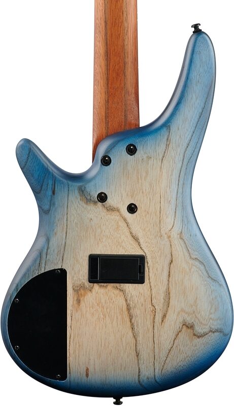 open zoom image for Ibanez SR605E Electric Bass, 5-String, Cosmic Blue Starburst Flat, Body Straight Back