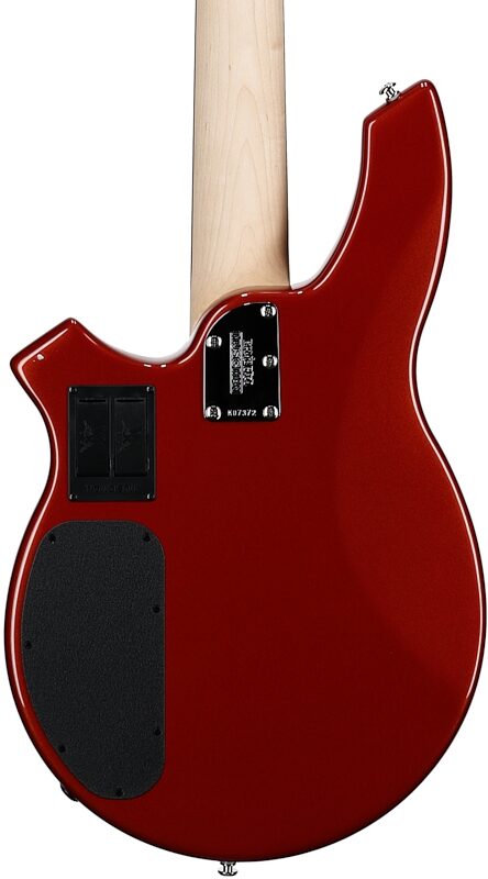 open zoom image for Ernie Ball Music Man Bongo 5HH Electric Bass, 5-String (with Case), Blood Orange, Rosewood Fretboard, Body Straight Back