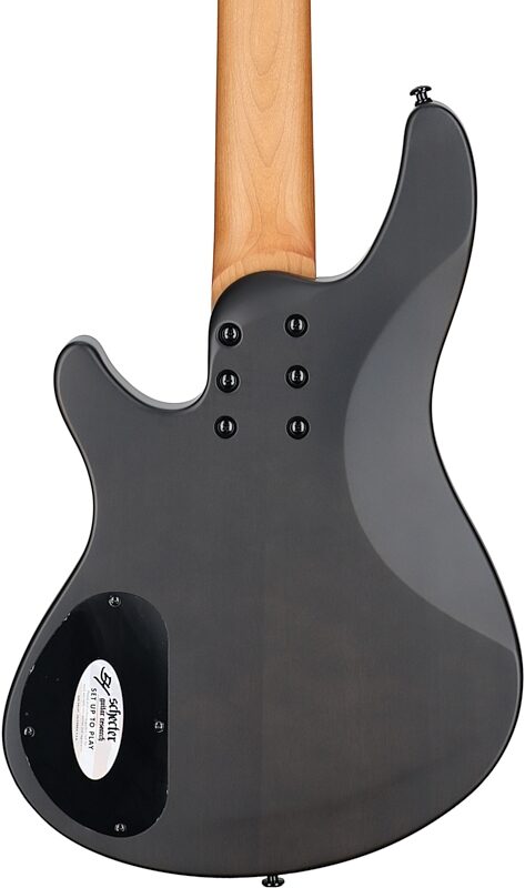 open zoom image for Schecter C-5 Standard Electric Bass, 5-String, Charcoal Satin, Body Straight Back