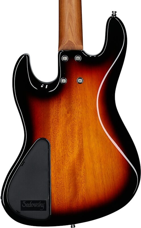 open zoom image for Sadowsky MetroExpress 21-Fret P/J Electric Bass, Maple Fingerboard (with Gig Bag), Sunburst, Body Straight Back