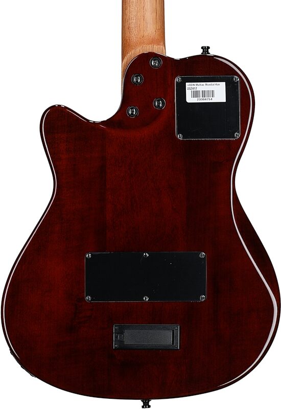 open zoom image for Godin Multiac Mundial Classical Acoustic-Electric Guitar (with Gig Bag), Kanyon Burst, Open Box (Very Good), Body Straight Back