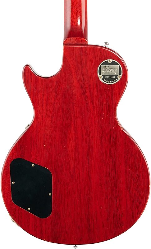open zoom image for Gibson Custom 1959 Les Paul Standard Murphy Lab Light Aged Electric Guitar (with Case), Cherry Tobacco Burst, Body Straight Back