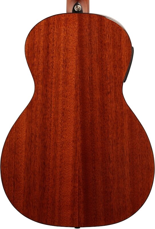 open zoom image for Alvarez AP66E Parlor Acoustic-Electric Guitar, Shadowburst, Body Straight Back