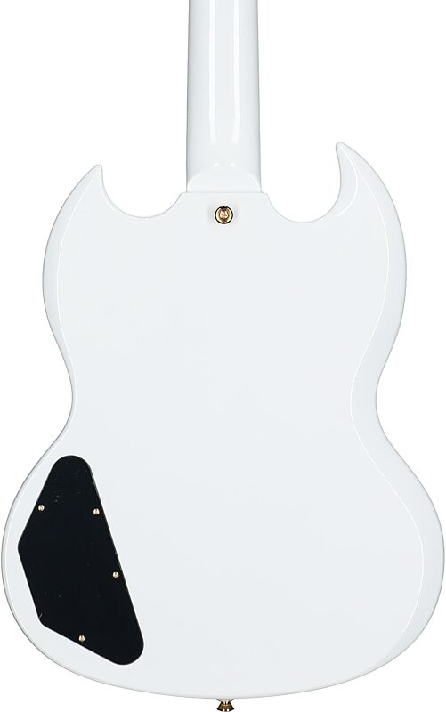 open zoom image for Epiphone Inspired by Gibson SG Custom Electric Guitar (with Gig Bag), Alpine White, Body Straight Back