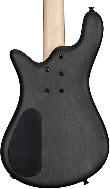 open zoom image for Spector Euro4 LX Bolt-On Bass Guitar (with Gig Bag), Black Satin Matte, Body Straight Back