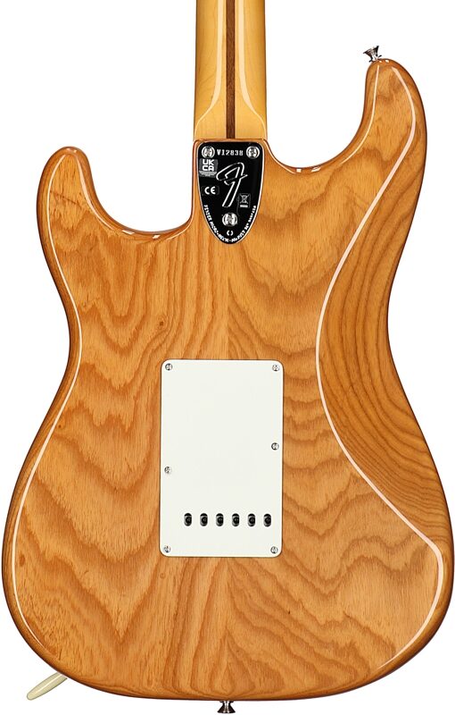 open zoom image for Fender American Vintage II 1973 Stratocaster Electric Guitar, Rosewood Fingerboard (with Case), Aged Natural, Body Straight Back