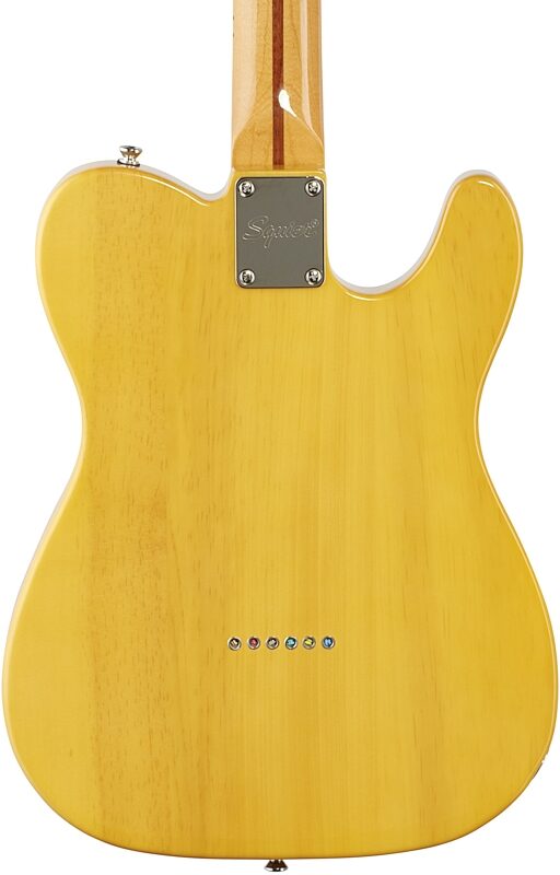 open zoom image for Squier Classic Vibe '50s Telecaster Electric Guitar, Left-Handed (with Maple Fingerboard), Butterscotch, Body Straight Back