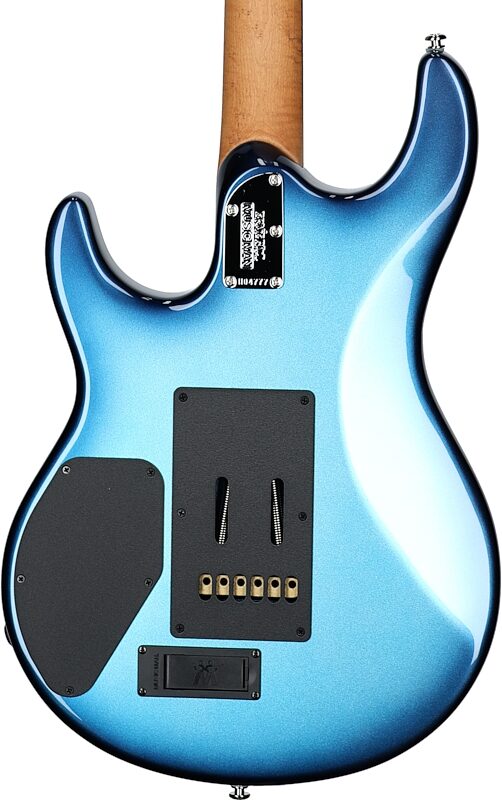 open zoom image for Ernie Ball Music Man Luke 4 Electric Guitar (with Softshell Case), Diesel, Open Box (Very Good), Body Straight Back