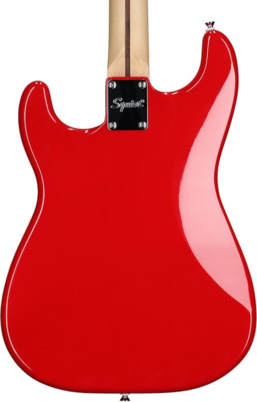 open zoom image for Squier Sonic Hard Tail Stratocaster Electric Guitar, Laurel Fingerboard, Torino Red, Body Straight Back
